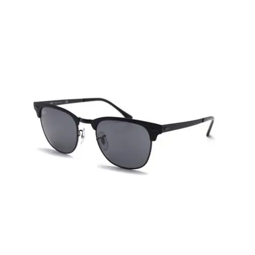 Ray-ban Clubmaster Metal Matte Black Blue Lens RB3716 186/R5 51