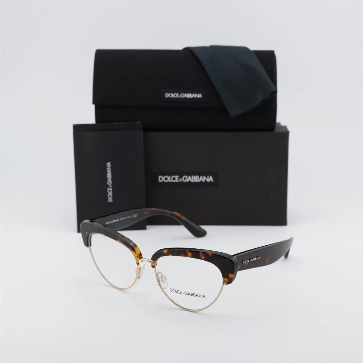 Dolce Gabbana DG3247 502 Havana 53mm Eyeglasses by Dolce & Gabbana