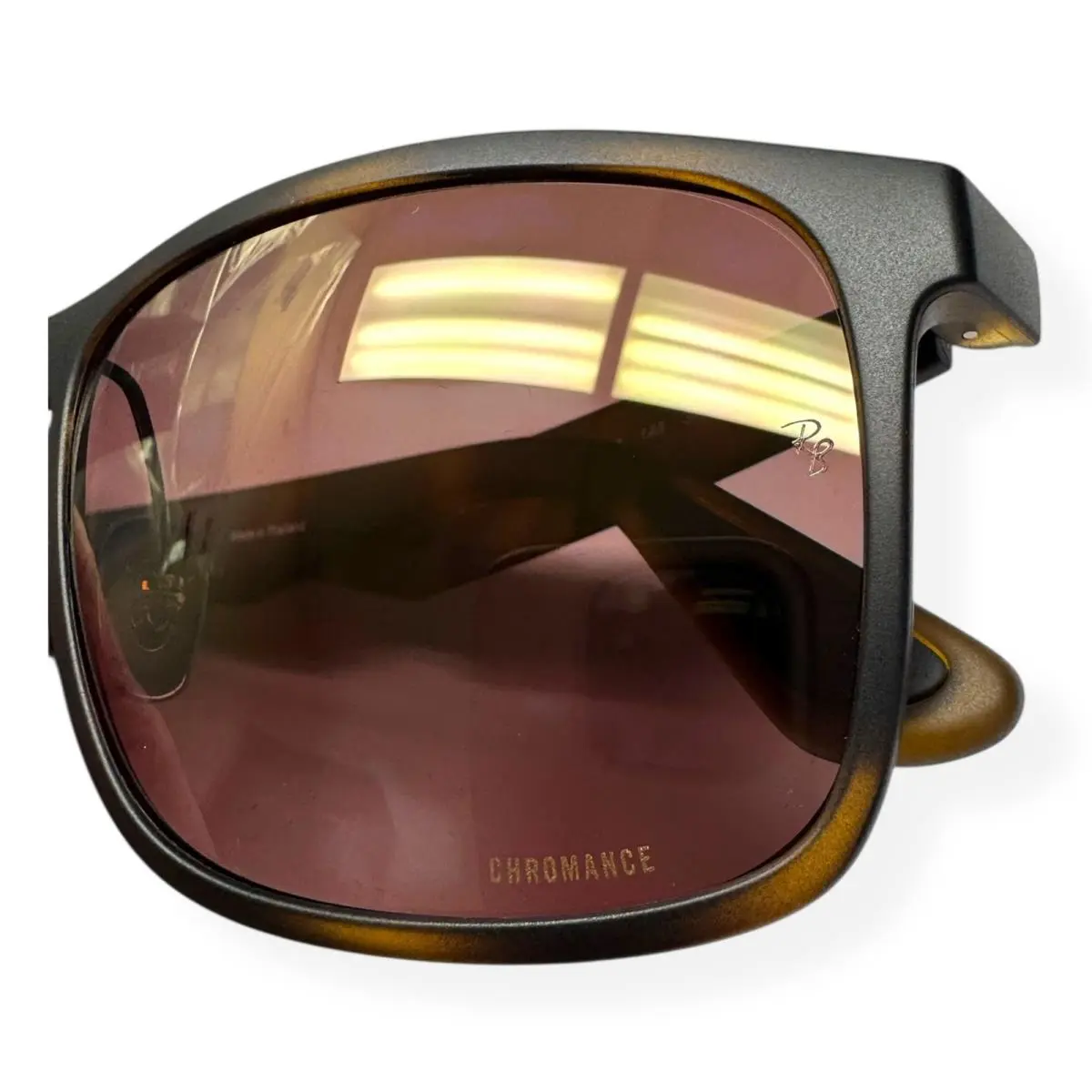 Ray-ban Sunglasses Matte Havana Purple Chromance Polarized  display picture 1