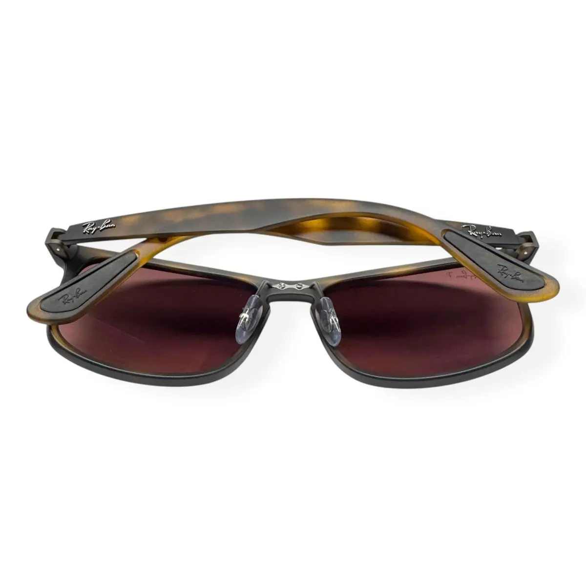 Ray-ban Sunglasses Matte Havana Purple Chromance Polarized  display picture 2