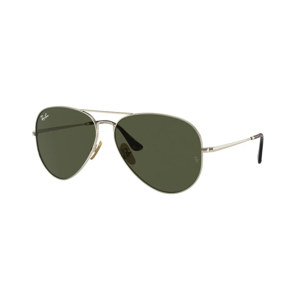 Ray-ban RB 8089 Aviator Titanium Arista Green 926531 Sunglasses