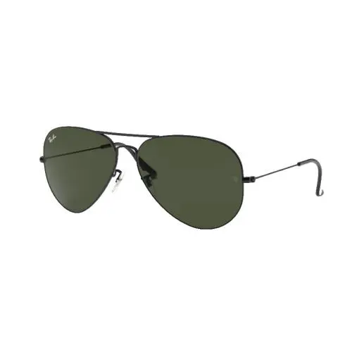 Ray-ban Aviator Large Black Metal II Green Lens RB3026 L2821 62 - Frame: Black, Lens: Green