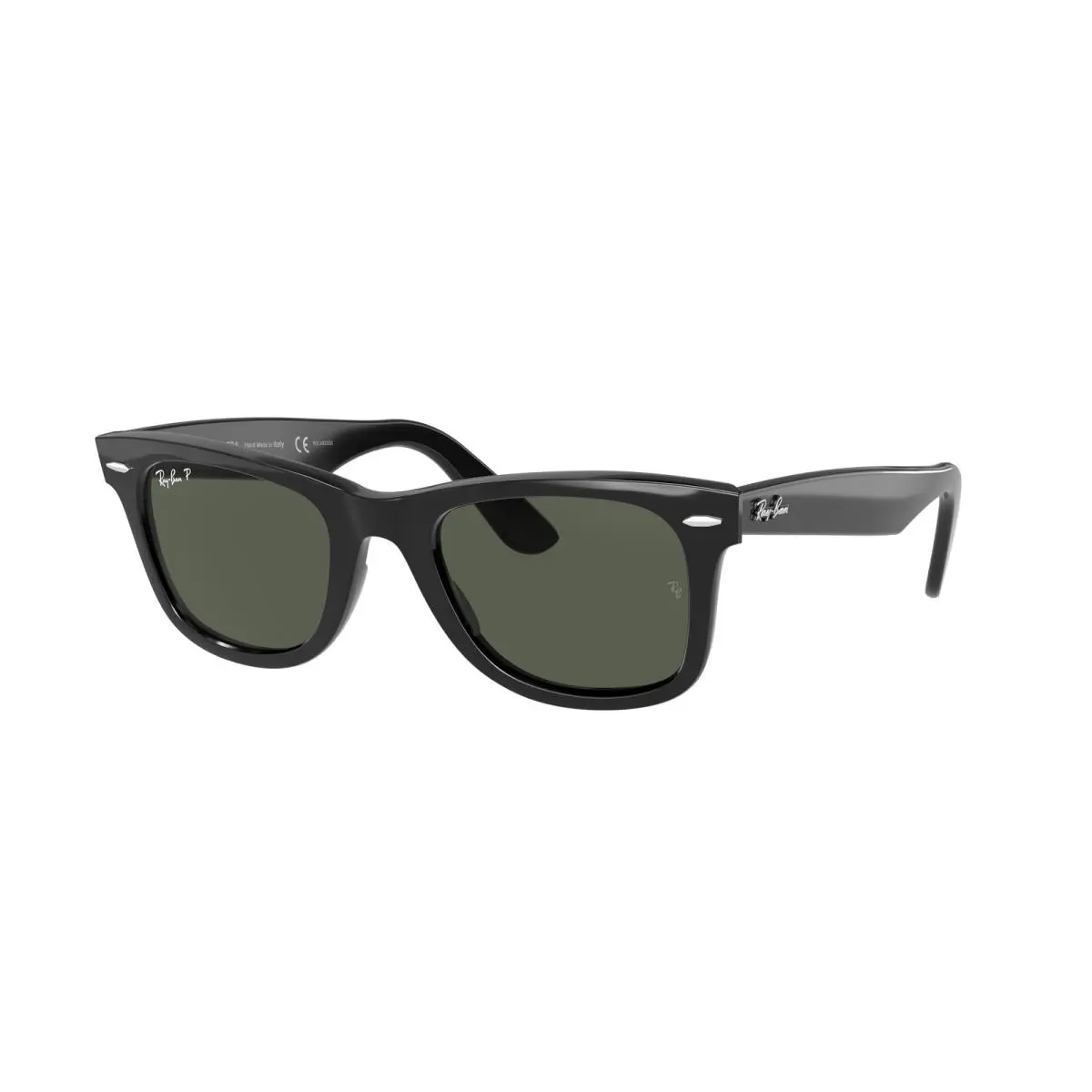 Ray-ban RB 2140 Wayfarer Black Green Polarized 901/58 Sunglasses