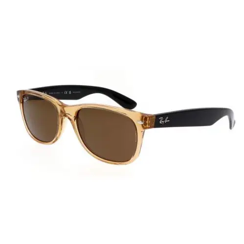 Ray-ban Wayfarer Bicolor Polished Honey Polarized RB2132 945/57 55