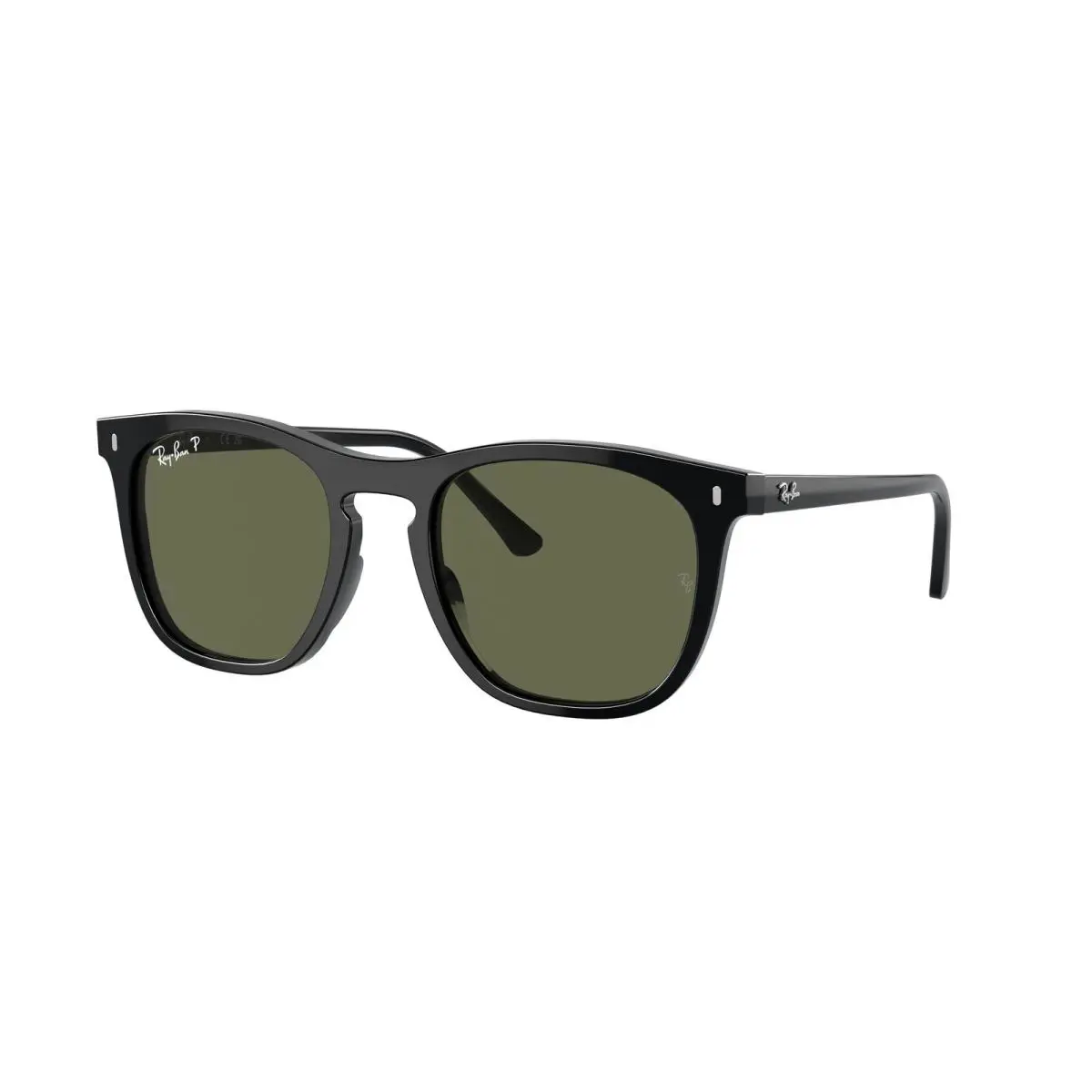 Ray-ban RB 2210 Black Polar Green 901/58 Sunglasses