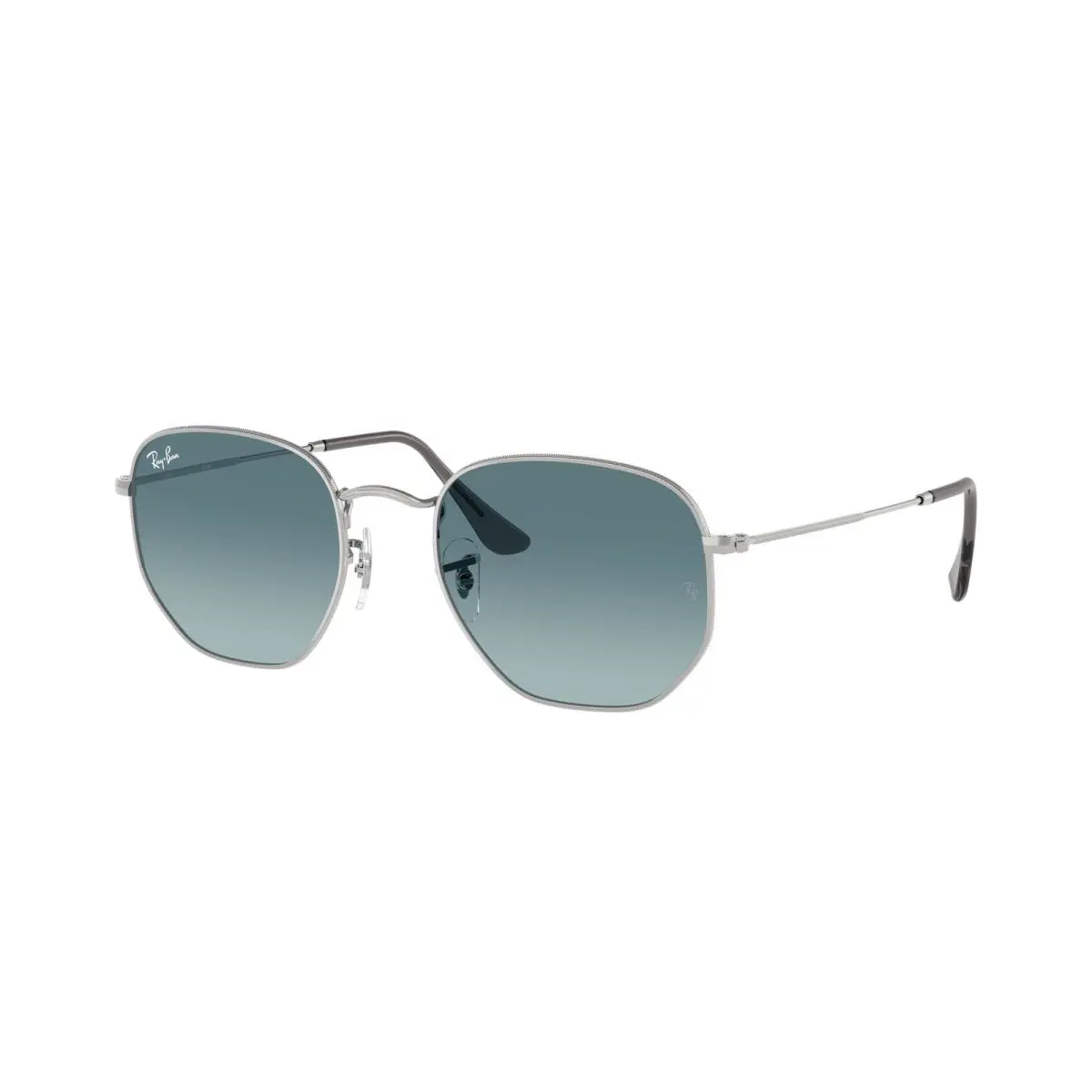 Ray-ban RB 3548N Hexagonal Silver Blue Gradient 003/3M Sunglasses