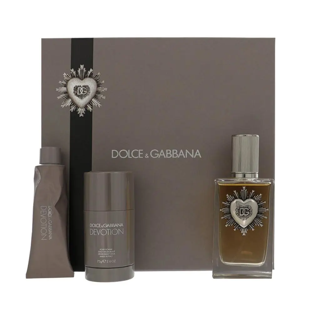 Devotion by Dolce Gabbana Gift Set For Men 3 Piece Gift Set For Men - 3.3 Oz