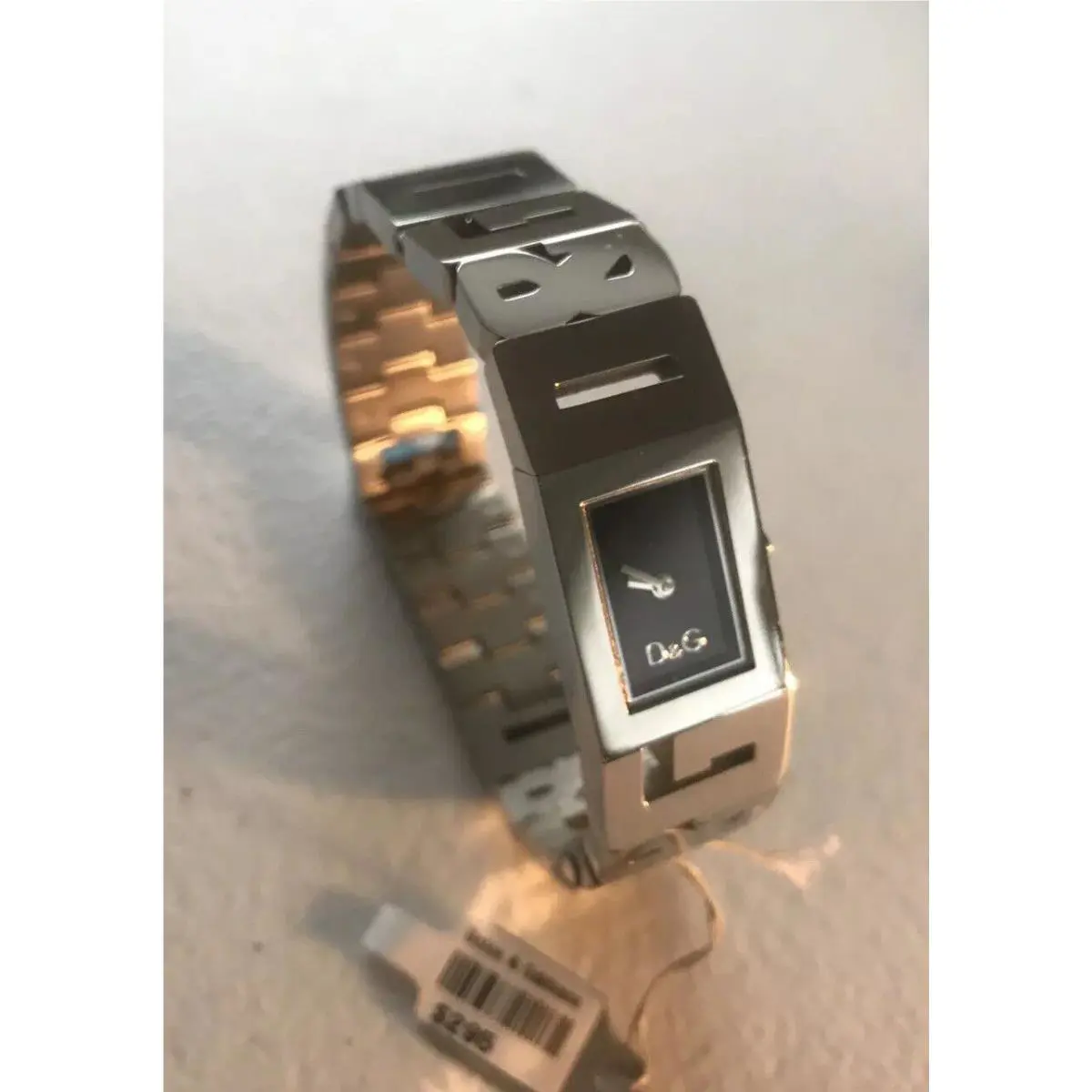 Dolce Gabbana Women`s Stainless Steel D G Band 7 1/2”