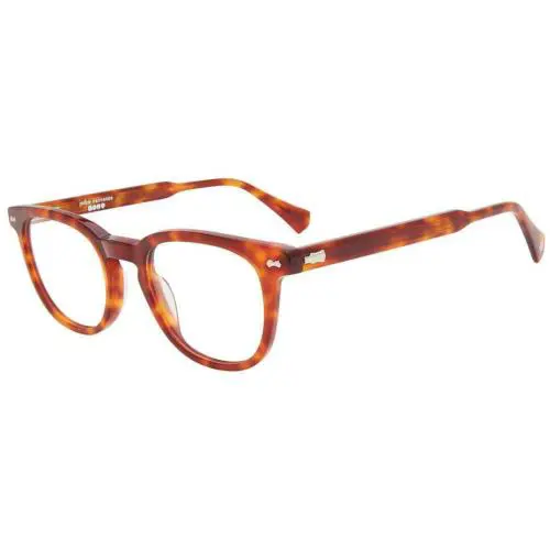 John Varvatos VJV426 Eyeglasses Men`s Grey Crystal Full Rim Square Shape 49mm