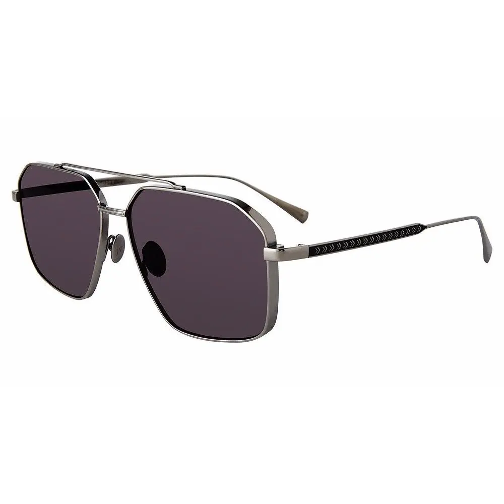 John Varvatos SJV563 Sunglasses 0GUN Gunmetal 58mm Unisex - Frame: Gunmetal, Code: 0GUN