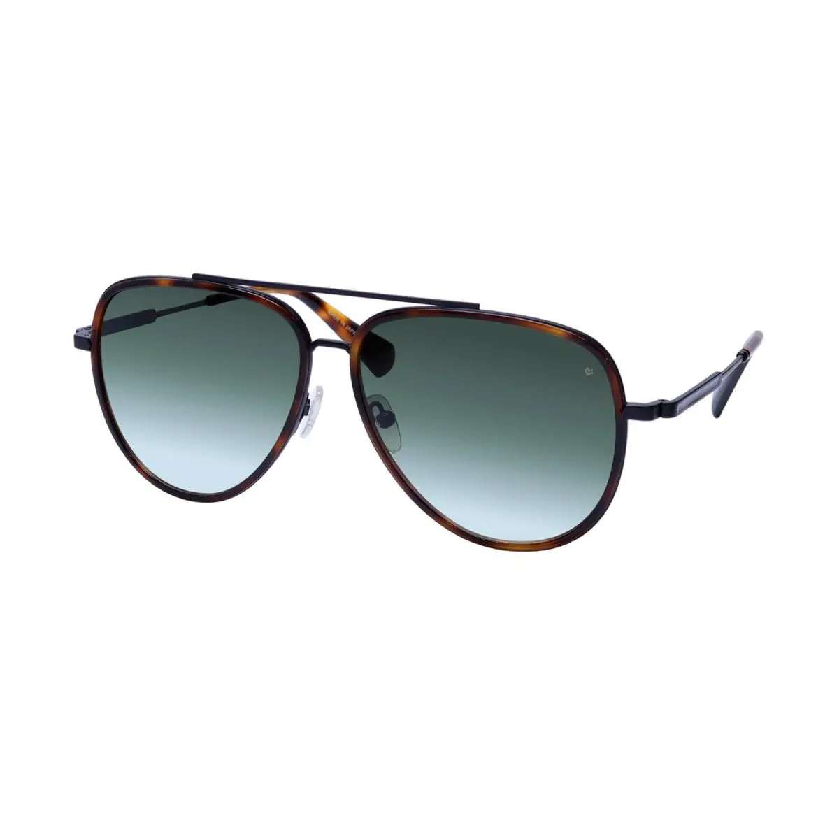 John Varvatos SJV566 Sunglasses Havana Pilot Full-rim Metal Plastic