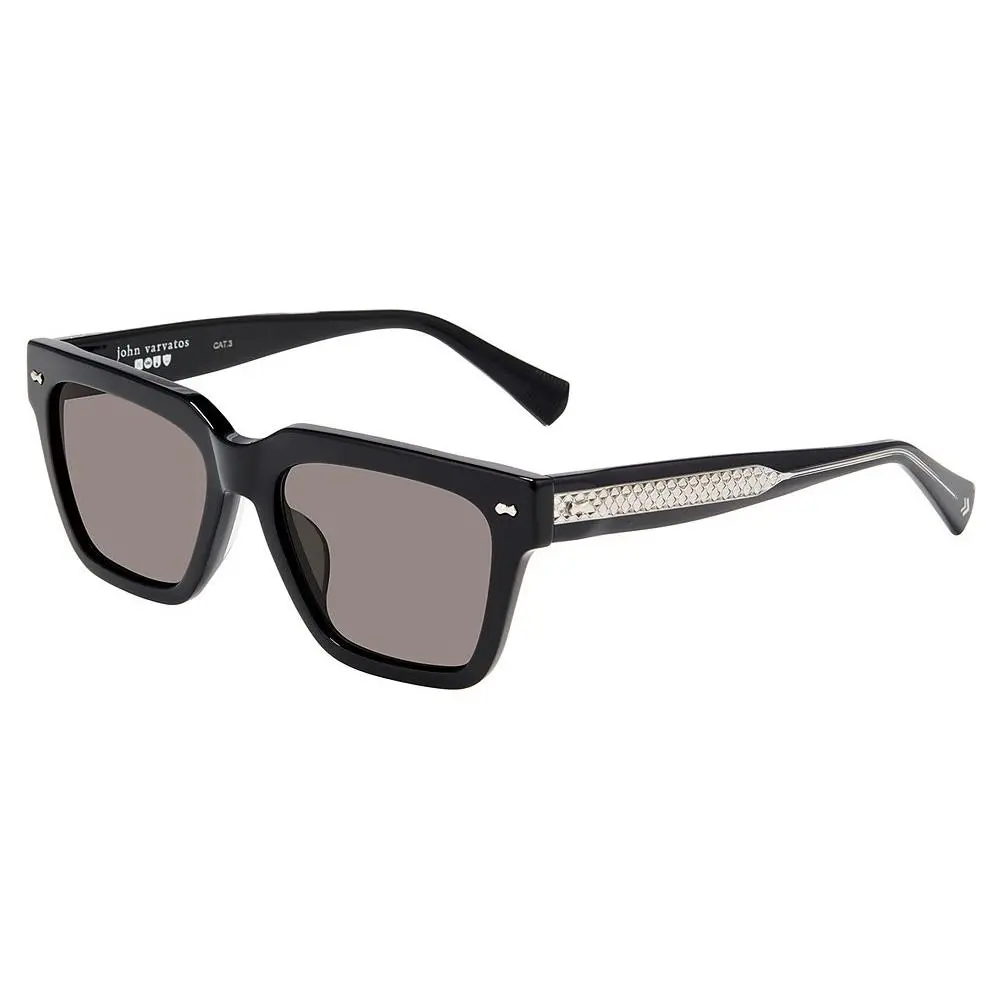John Varvatos SJV571 Sunglasses Black 0BLA