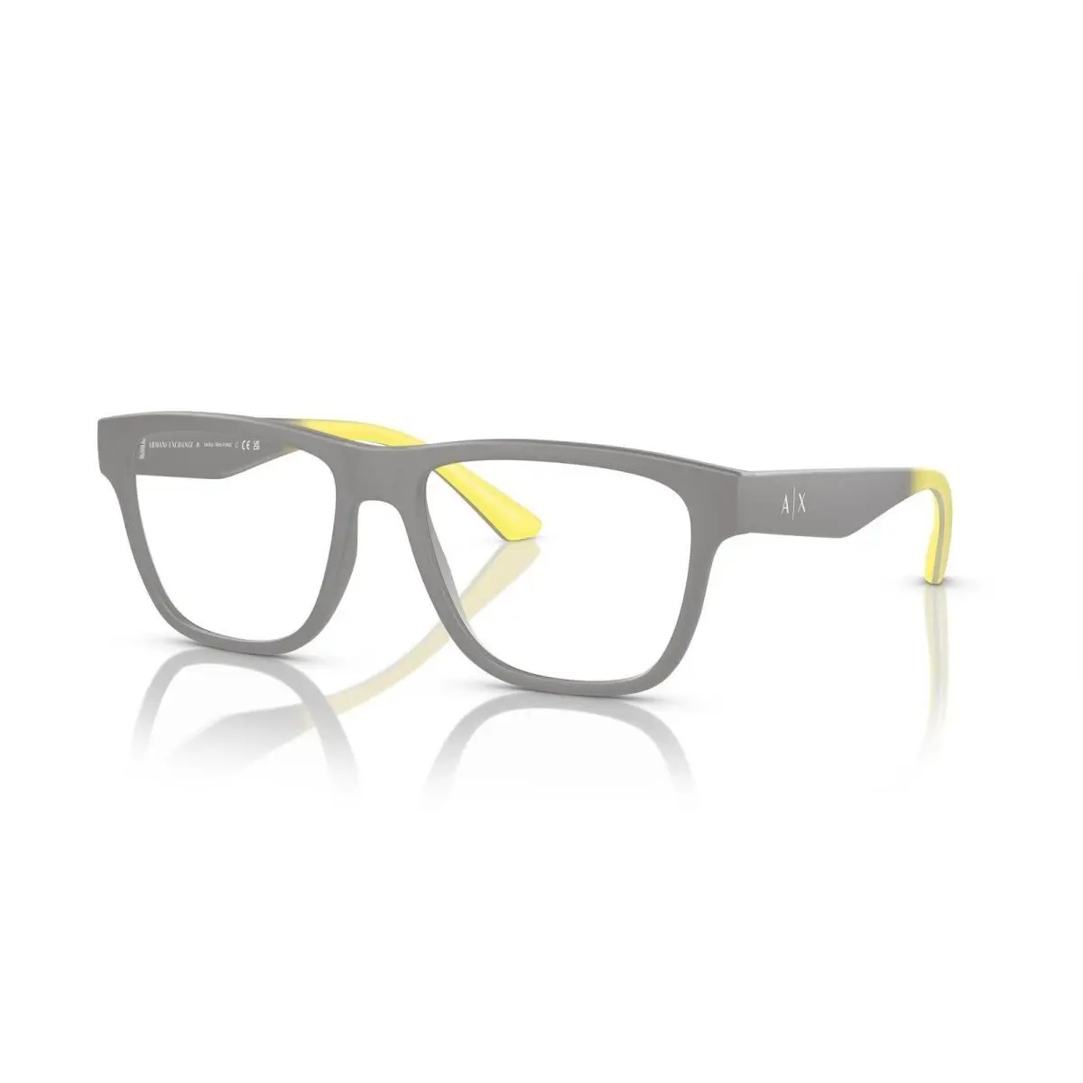 Armani Exchange Men`s Ax3105F 8180 55mm Low Bridge Fit Square Eyewear Frames