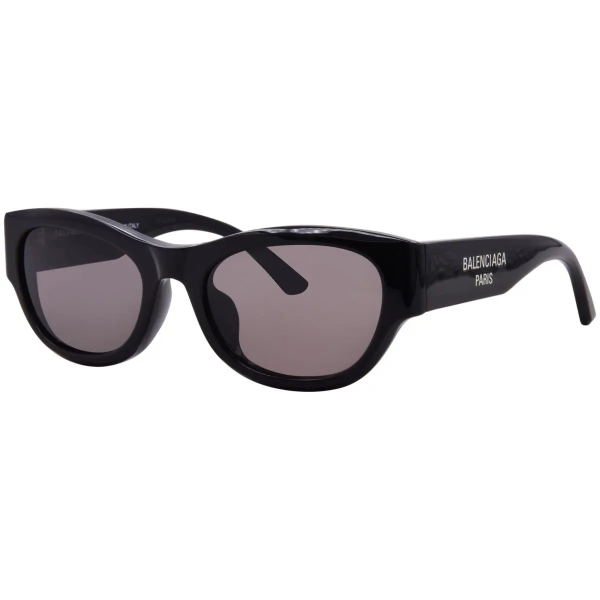 Balenciaga BB0389SK 001 Sunglasses Women`s Black/grey Rectangle Shape 55mm