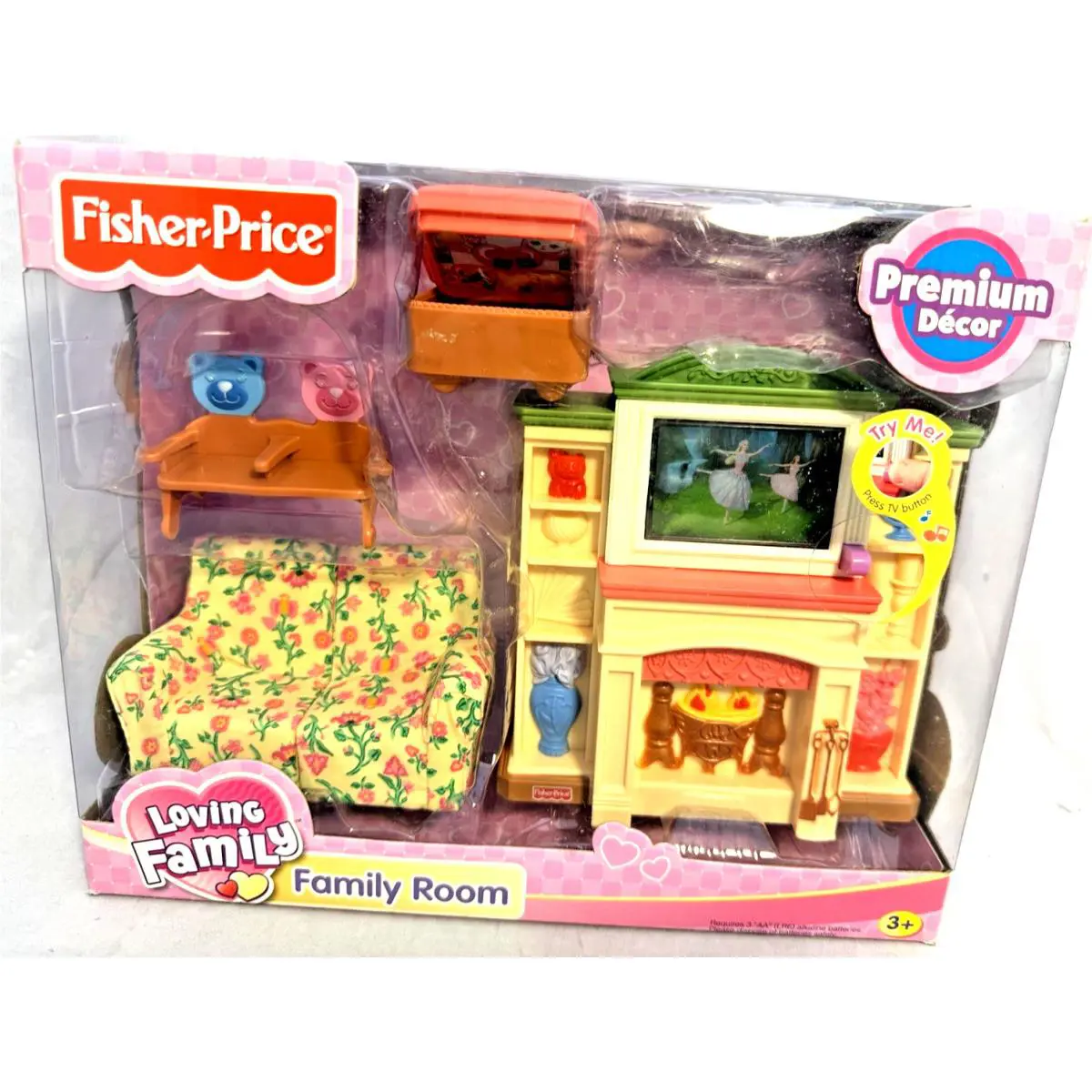 Fisher-price Loving Family- Family Room Premium Decor Nrfb