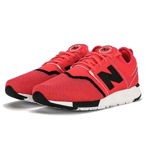 New Balance 247 Low Slip-on MRL247LI Sneaker Men Shoes Energy Red/black/wht New - Energy Red/Black - U40 - MRL247LI