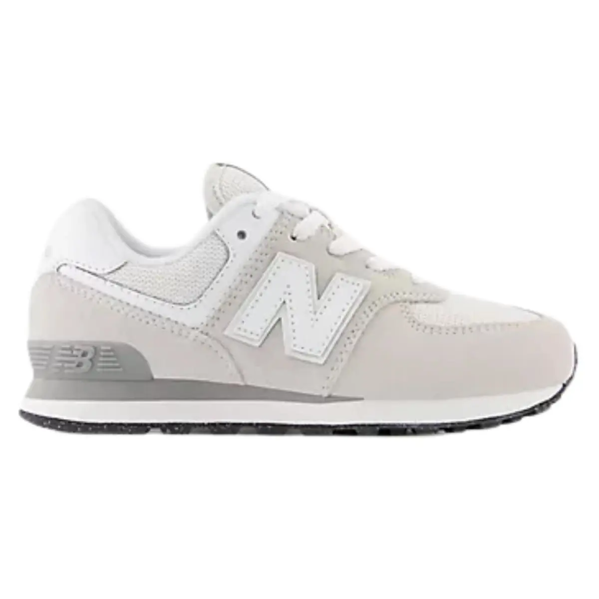 New Balance 574 Running Little Kids Style : Pc574evw - GREY WHITE
