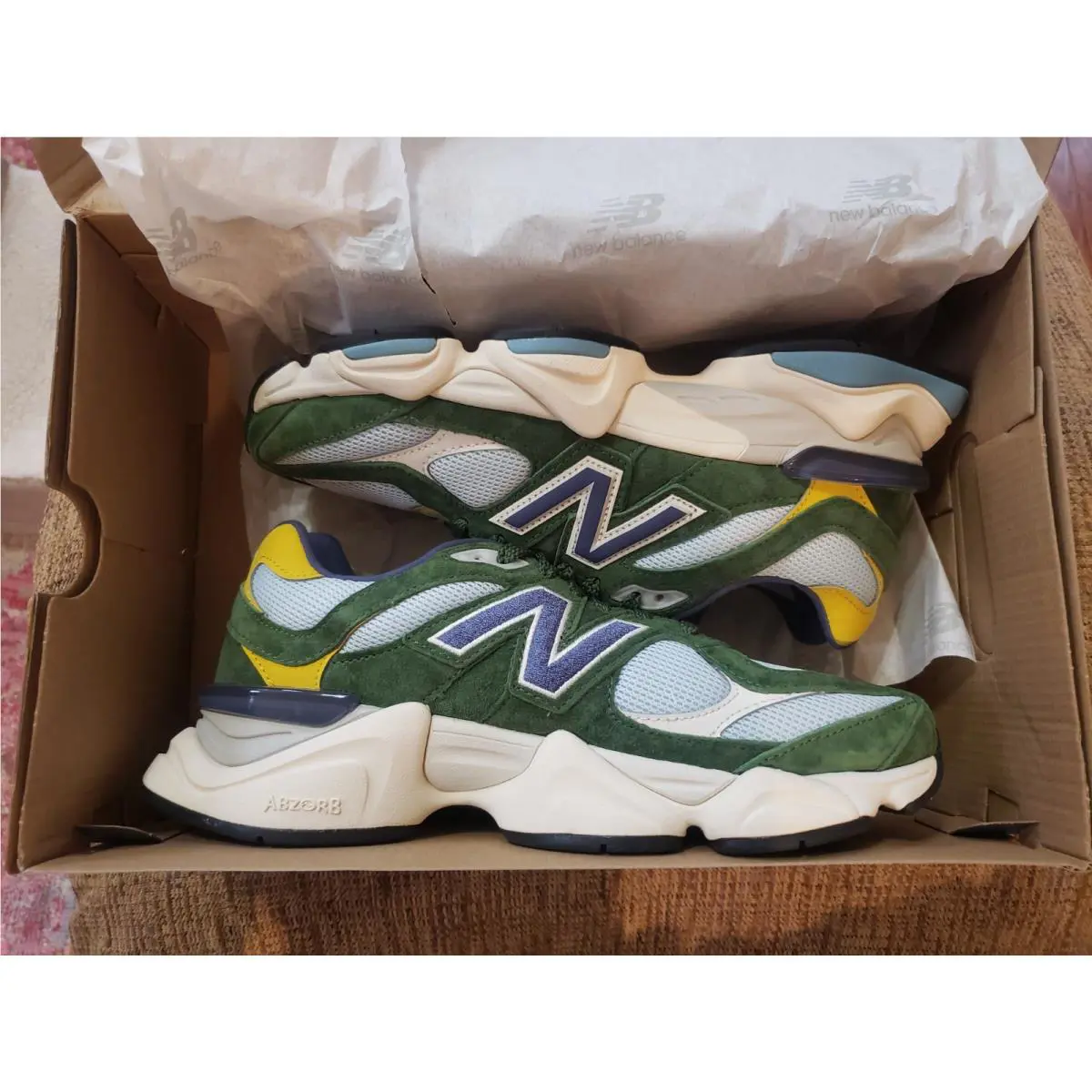New Balance shoes - New Balance 9060 - U9060LDA - Green Blue (UPC: 198686787671) 9