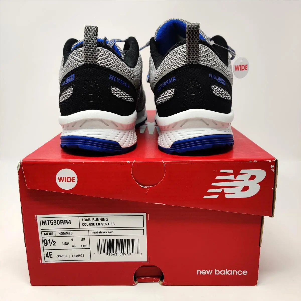 New Balance shoes - New Balance T590 v4 - MT590RR4 - Gray (UPC: 192662505693) 12