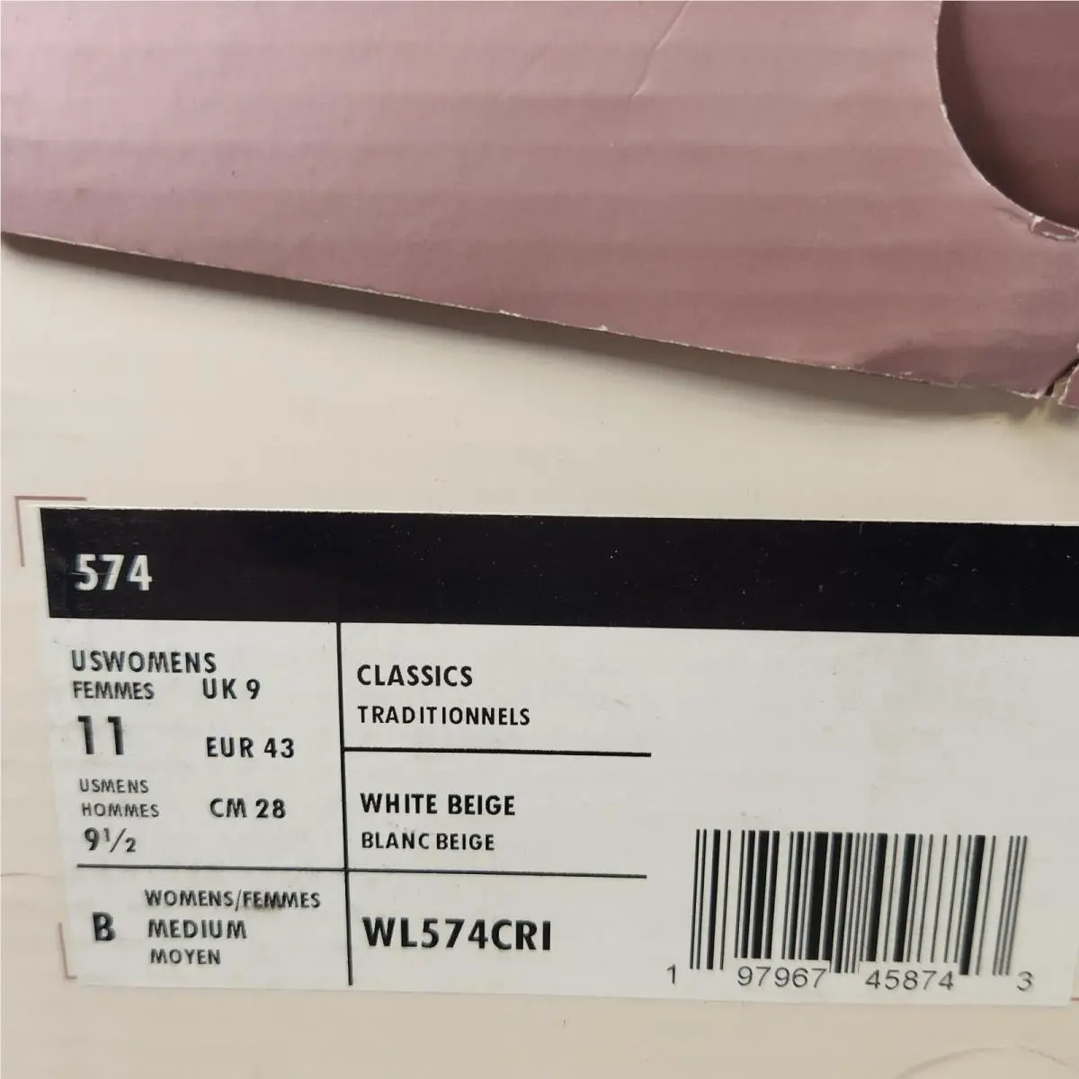New Balance shoes - New Balance 574 - WL574CRI - Beige 7