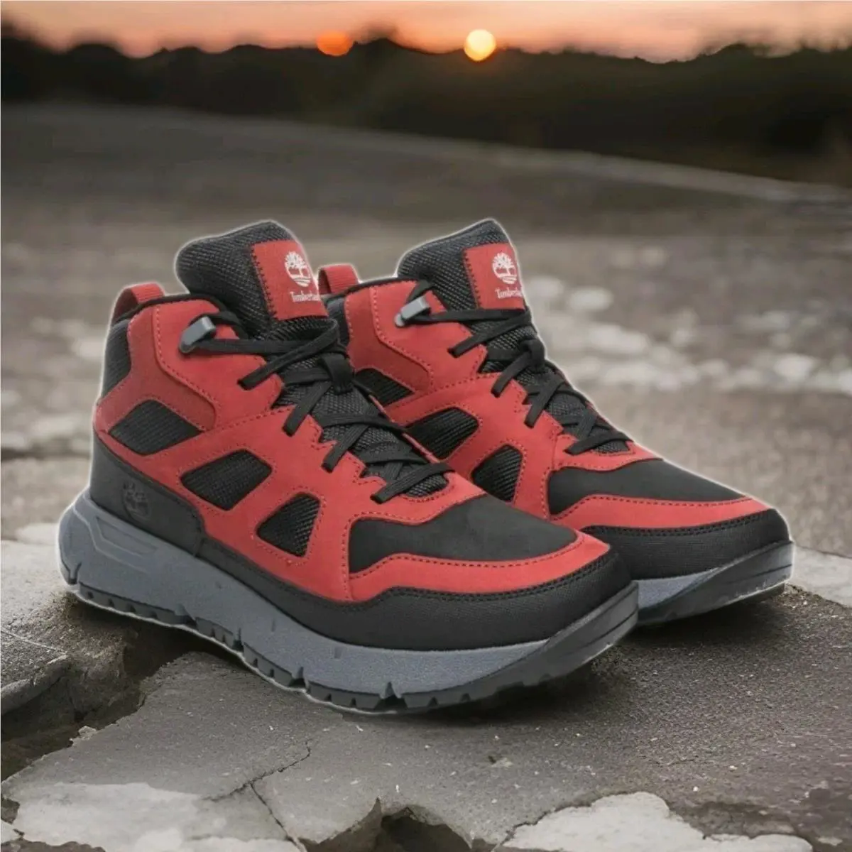 Timberland shoes - VOYAGER VALLEY - VOYAGER VALLEY - TB 0A6F5J EKW - Red 0