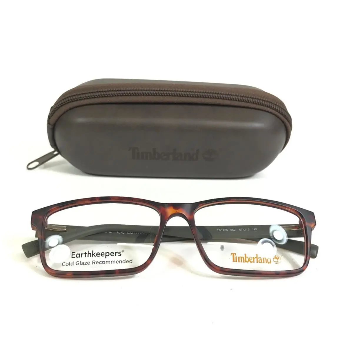 Timberland Eyeglasses Frames Earthkeepers TB1705 052 Tortoise Gray 57-15-145