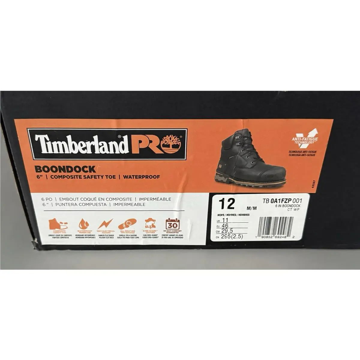 Timberland shoes - Timberland Pro Boondock - Pro Boondock - Black (UPC: 0190852692482) 10