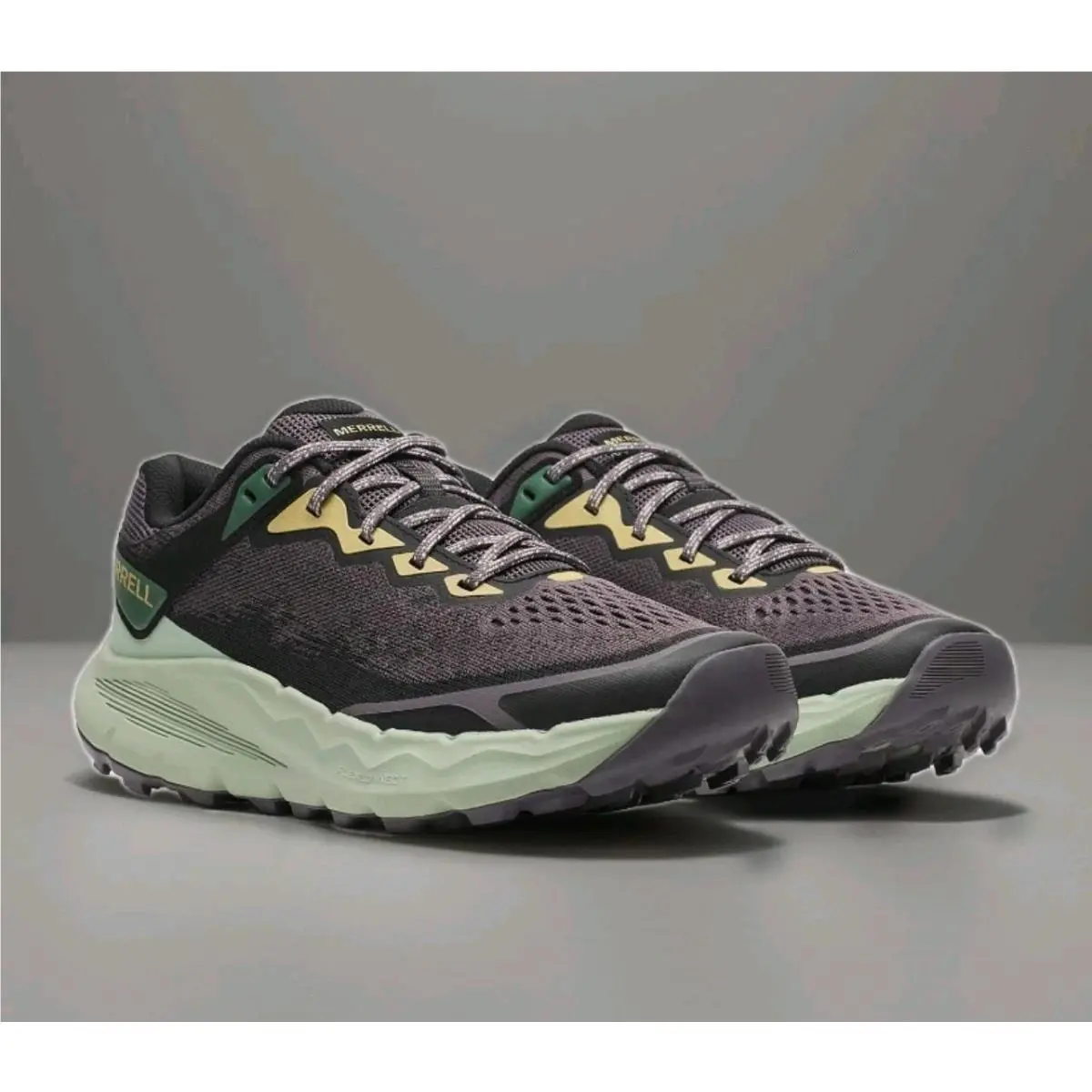 Merrell shoes - MERRELL NOVA 4 TRAIL RUNNER - J068411 - FOSSIL = GREY / GREEN 23