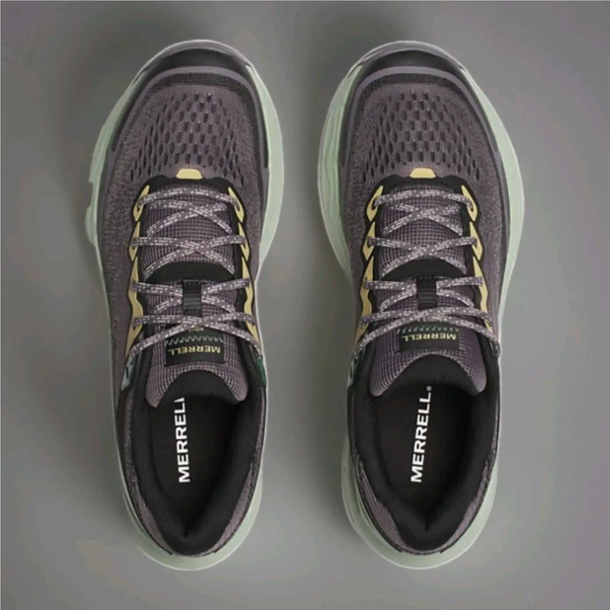 Merrell shoes - MERRELL NOVA 4 TRAIL RUNNER - J068411 - FOSSIL = GREY / GREEN 24