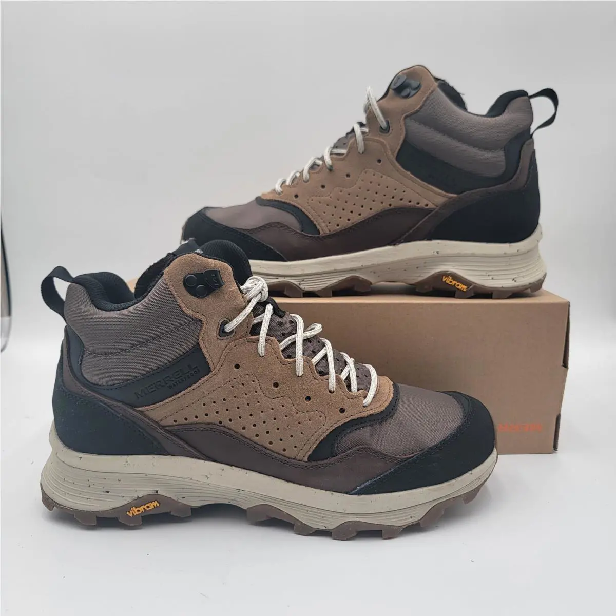 Merrell shoes - Merrell Speed Solo Mid Wp - J004533 - Brown 5