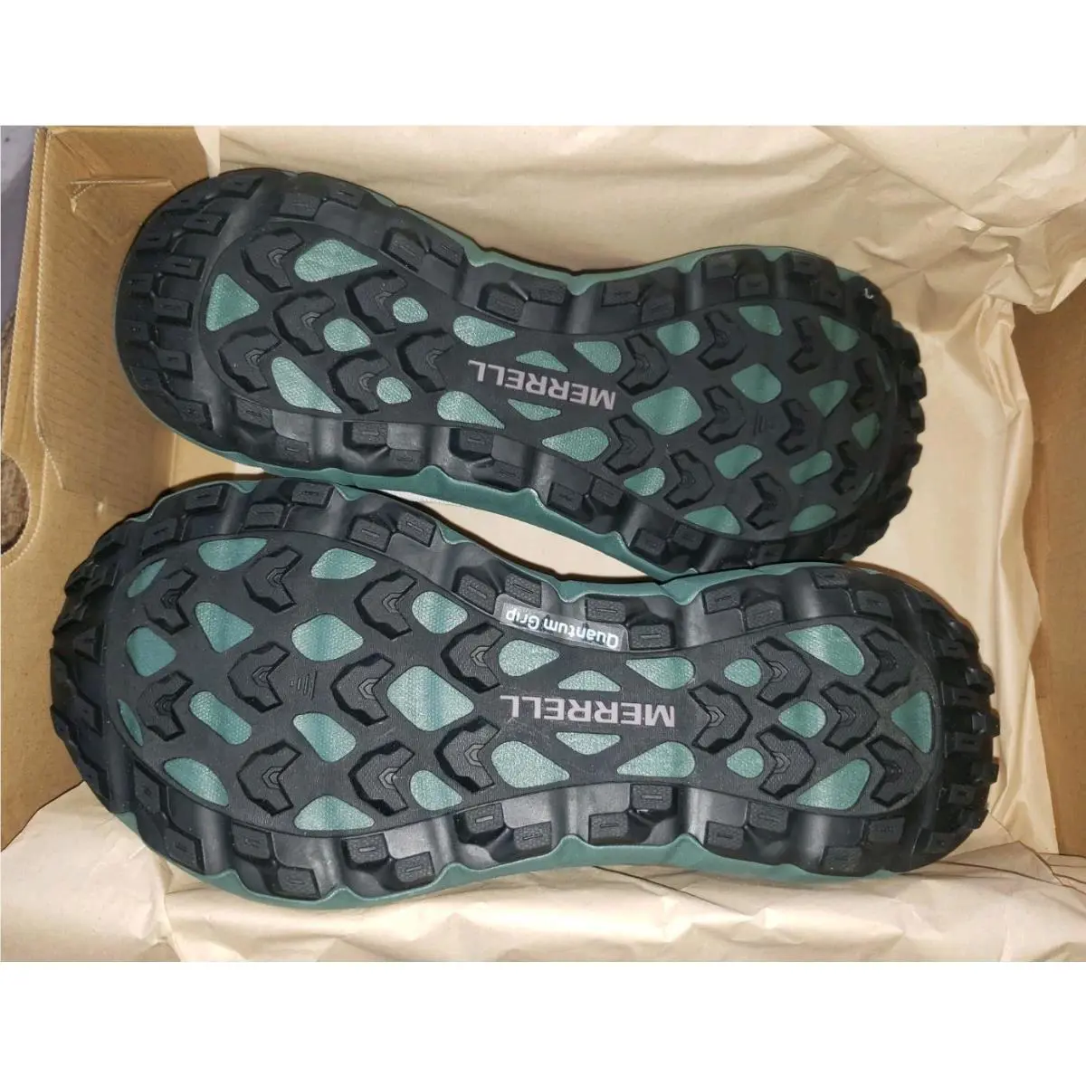 Merrell shoes - MERRELL NOVA 4 TRAIL RUNNER - J068411 - GREIGE = GREEN / BEIGE / GREY 13