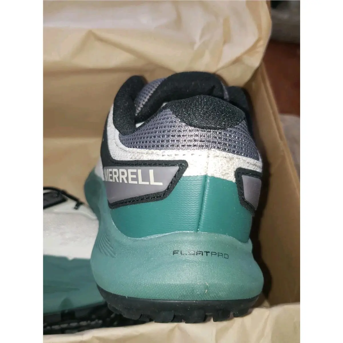 Merrell shoes - MERRELL NOVA 4 TRAIL RUNNER - J068411 - GREIGE = GREEN / BEIGE / GREY 15