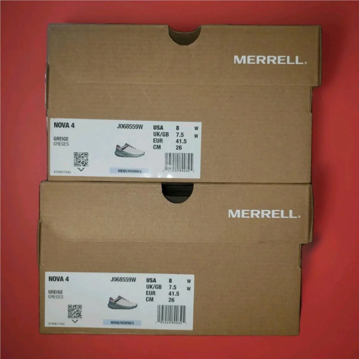 Merrell shoes - MERRELL NOVA 4 TRAIL RUNNER - J068411 - GREIGE = GREEN / BEIGE / GREY 17