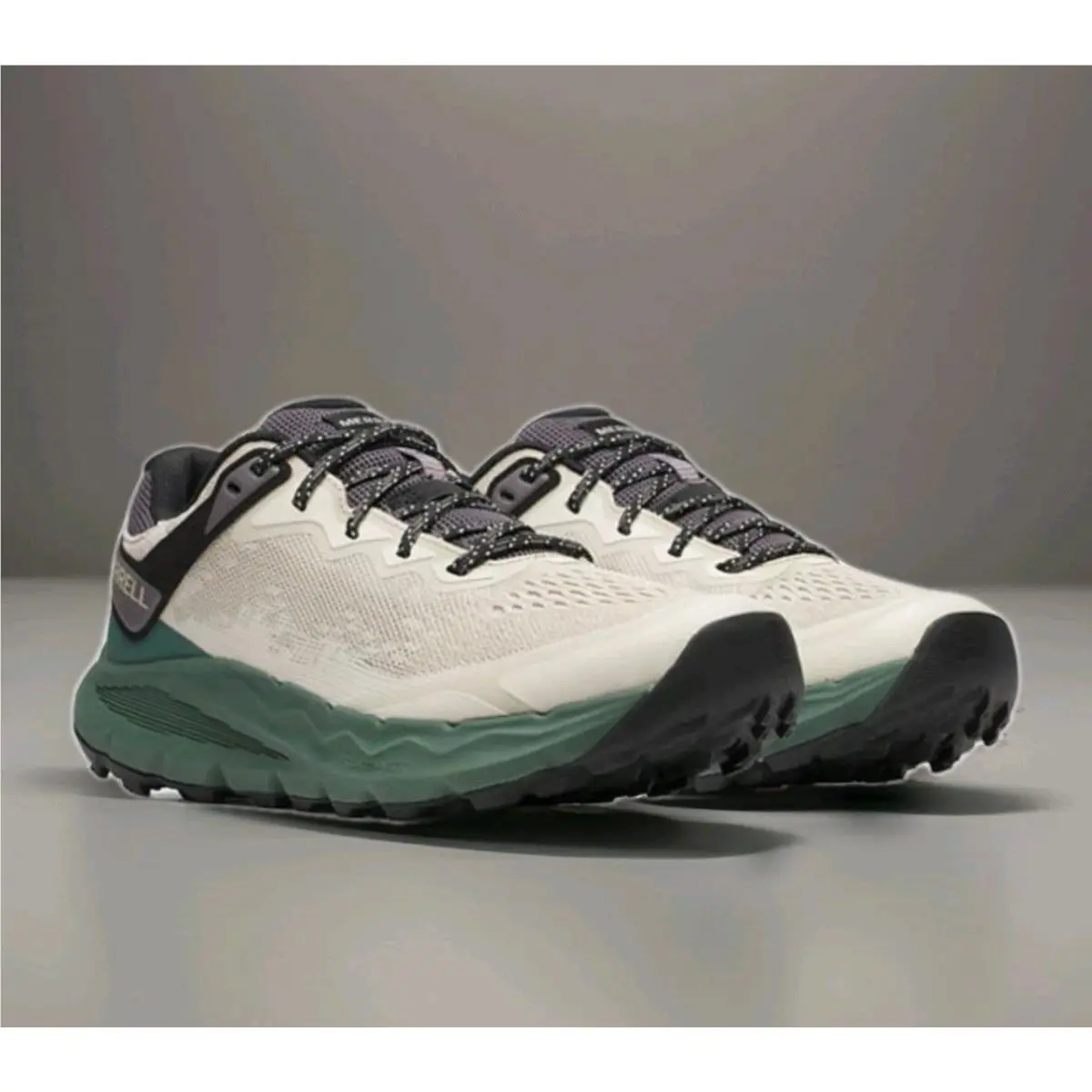 Merrell shoes - MERRELL NOVA 4 TRAIL RUNNER - J068411 - GREIGE = GREEN / BEIGE / GREY 5