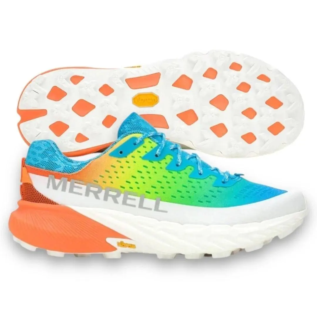 Merrell Agility Peak 5 Multi-color Mens Trail Running Shoes Vibram Grip J500547 - Multicolor