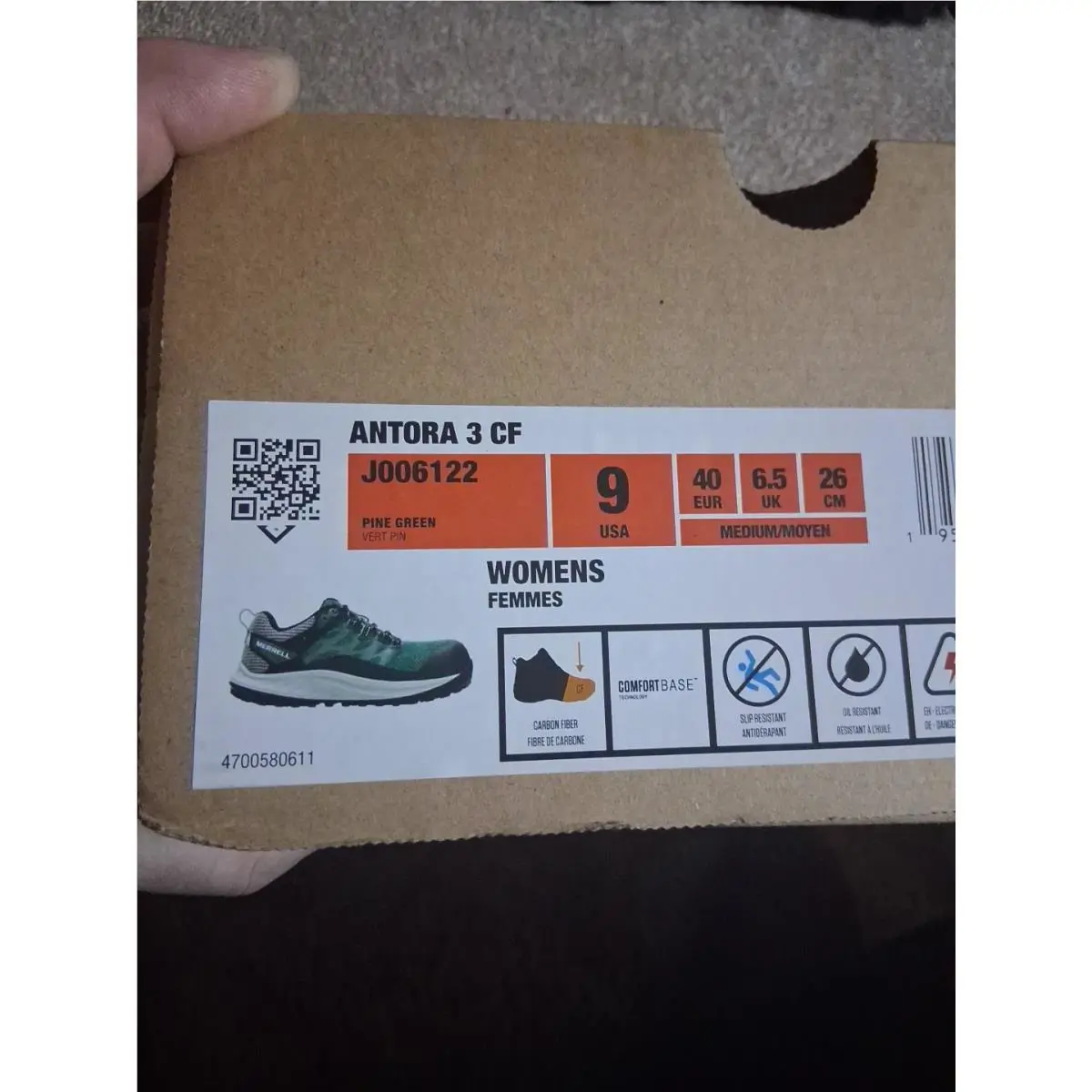 Merrell shoes - Merrell Antora 3 - Antora - J006122 - Green 10