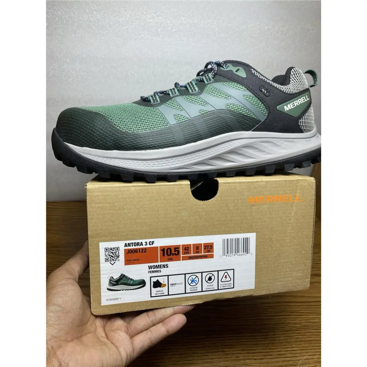 Merrell shoes - merrell antora - antora - J006122 - Green 12