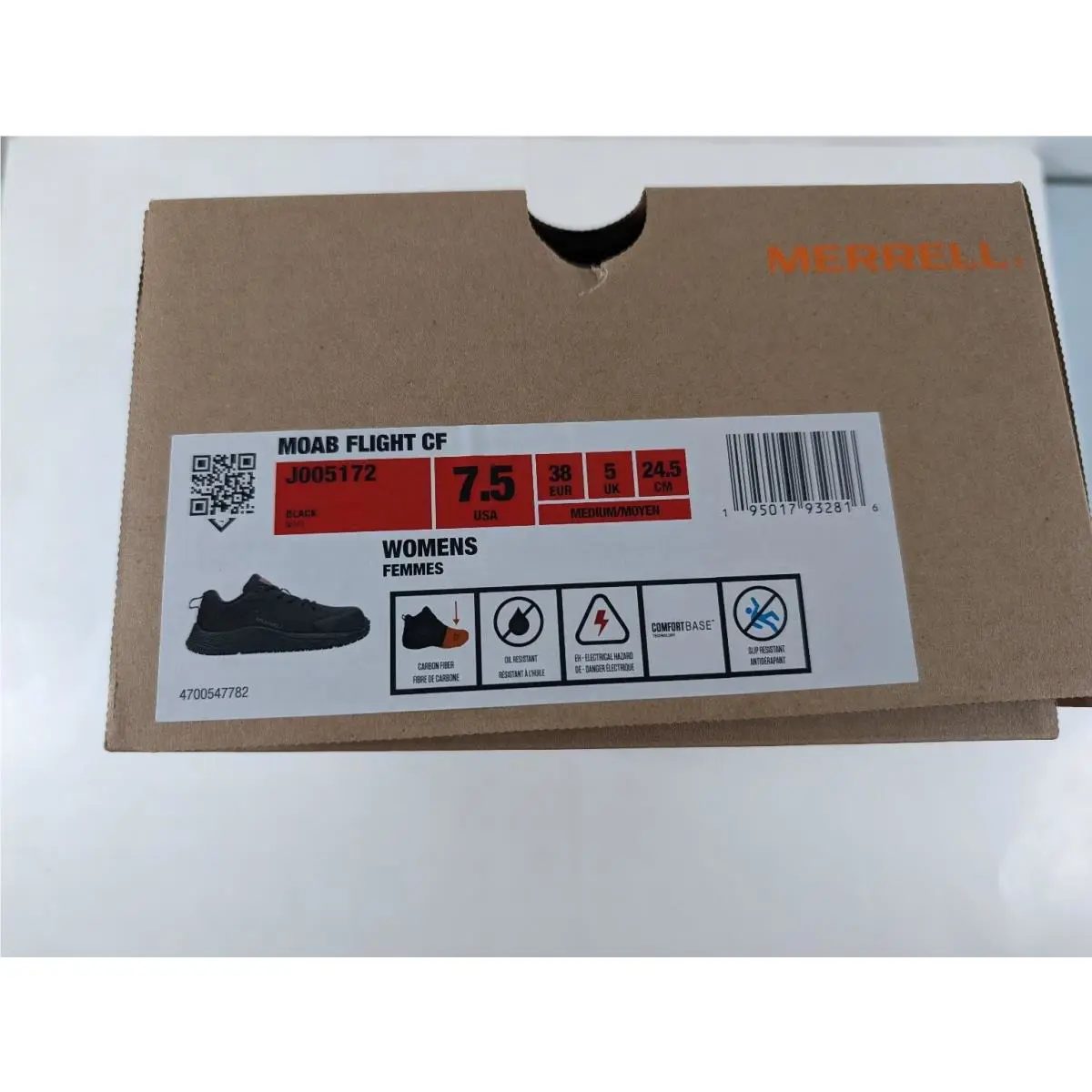 Merrell shoes - Moab Flight CF - Moab Flight - Black (UPC: 195017932816) 5