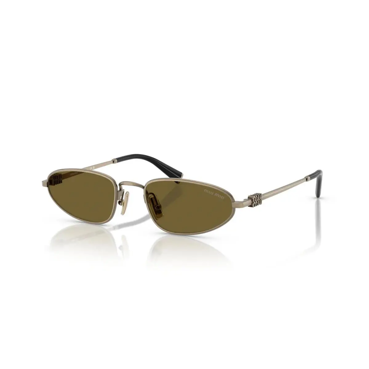 Miu Miu MU A52S Old Gold/dark Brown 26C09Z Sunglasses