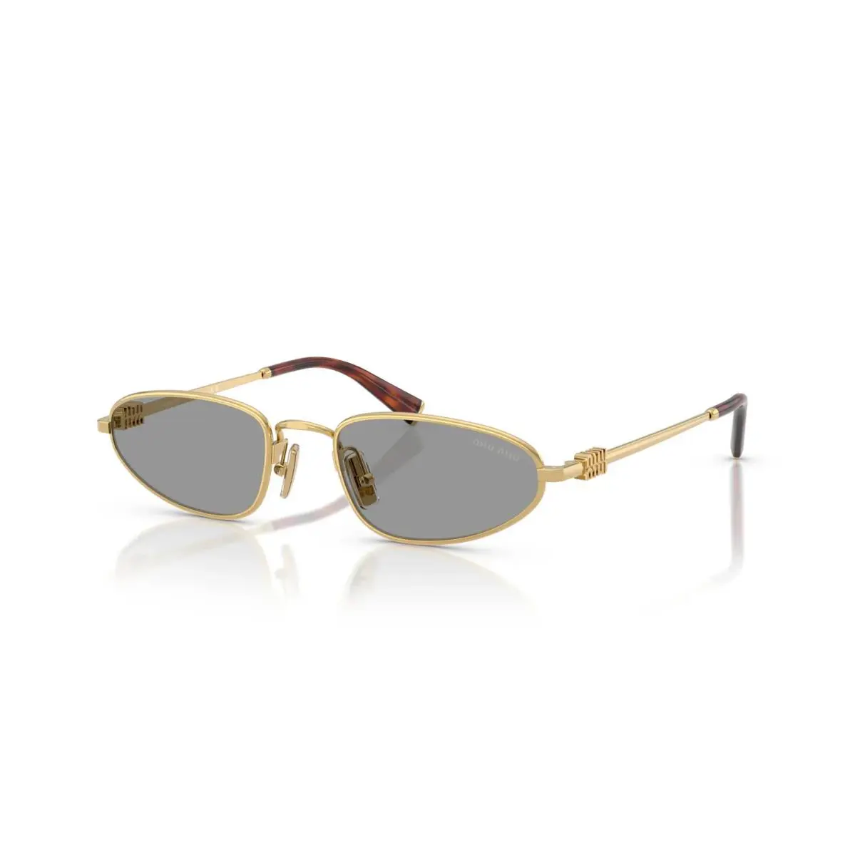 Miu Miu MU A52S Gold/grey 5AK40O Sunglasses