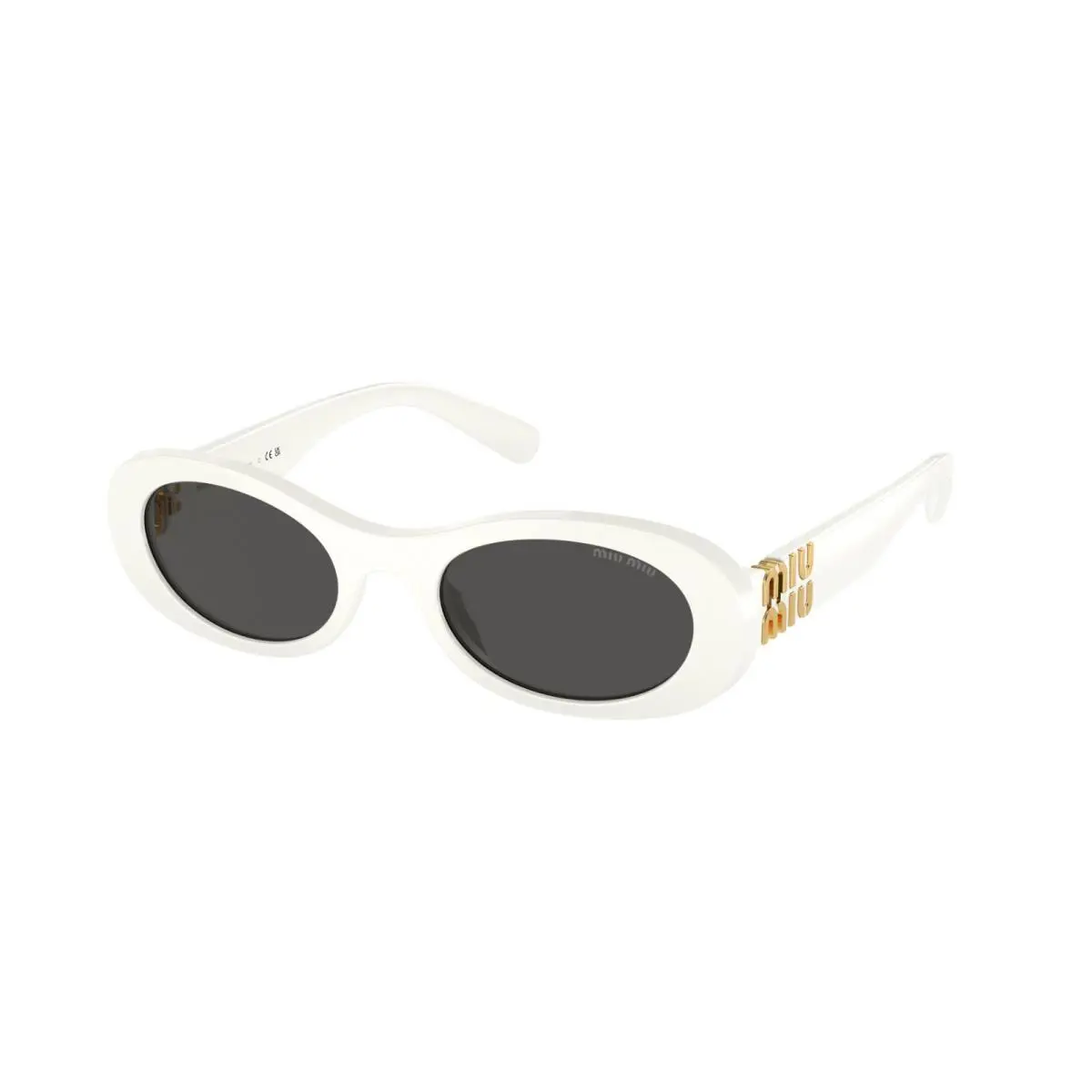 Miu Miu Smu 06ZS White/dark Grey 142-5S0 Sunglasses