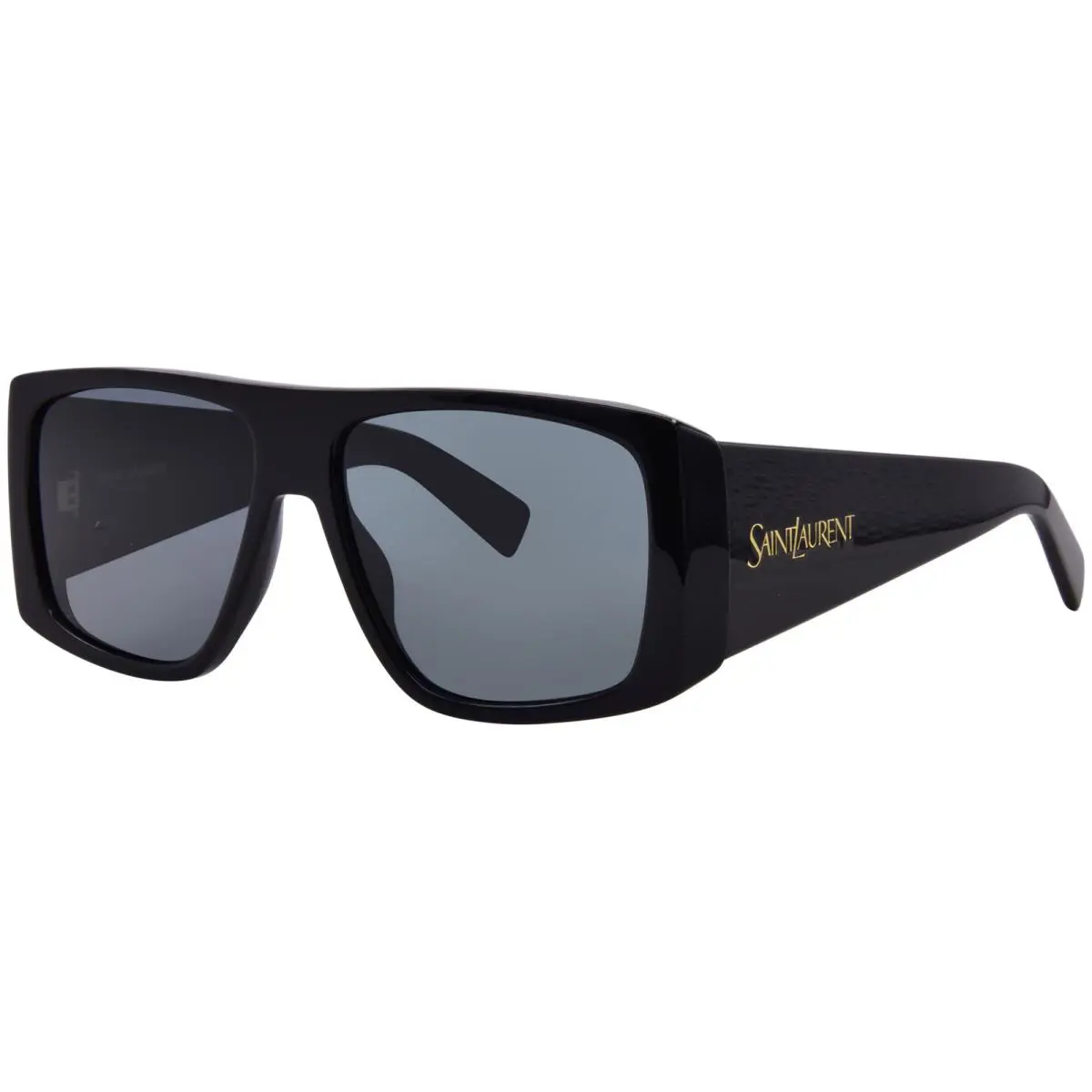 Saint Laurent SL 832 001 Sunglasses Women`s Black/black Lenses Square Shape 57mm