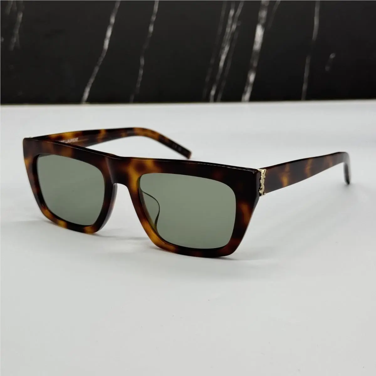 Saint Laurent SL M131/F 003 Women Havana Sunglasses SLM131/F 003 by Yves Saint Laurent