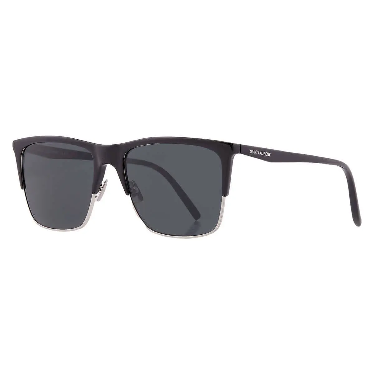 Saint Laurent Black Square Men`s Sunglasses SL 768 002 57 SL 768 002 57 by Yves Saint Laurent
