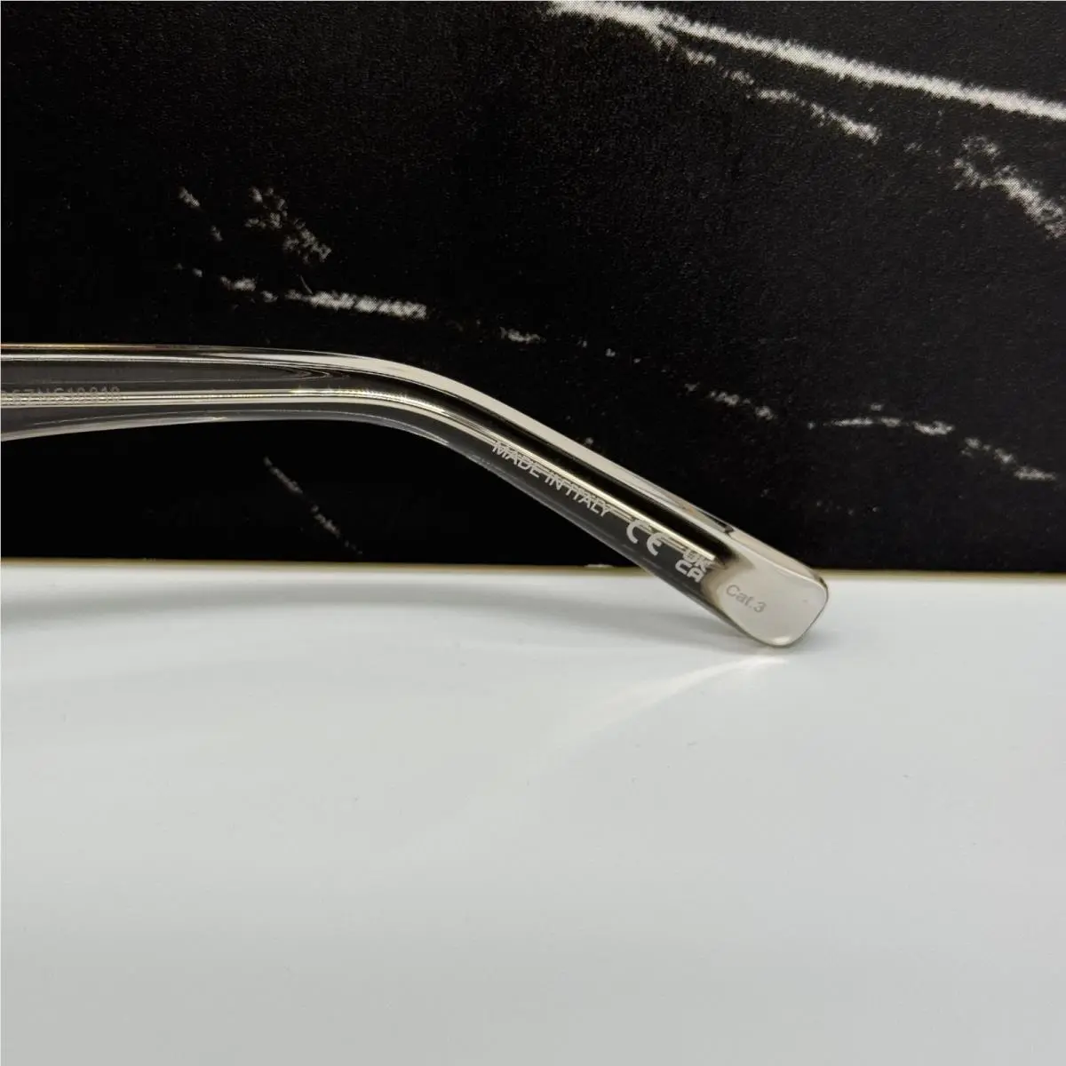 Saint Laurent SL658 003 Cat Eye Transparent Gray Women  display picture 2