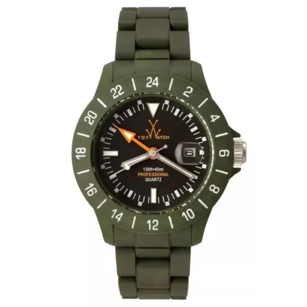 Toy Watch JET01HG Men`s Jet Lag Hunter Green Plasteramic F1165