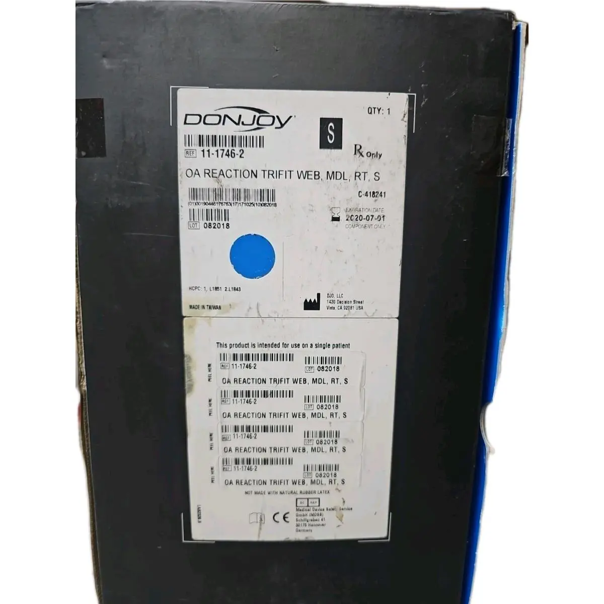 DonJoy  - Donjoy OA Reaction TriFit - Reaction TriFit - 082018 - Black 0
