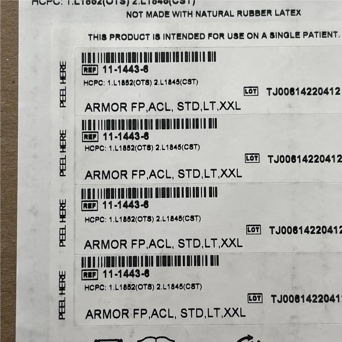 DonJoy  - DonJoy 11-1443-6 Armor - Armor - 11-1443-6 - Black 4