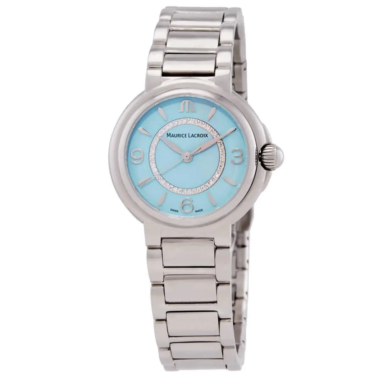 Fiaba Colours Quartz Blue Dial Ladies Watch FA1104-SS002-E20-1 by Maurice Lacroix
