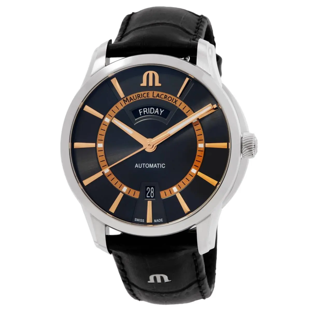 Pontos Automatic Men`s Watch PT6358-SS001-333-2 by Maurice Lacroix